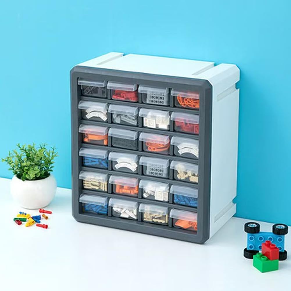 パーツキャビネット Amazon | パーツケース パーツキャビネット マルチグリッド 引き出し